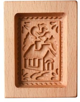 Tktouci Prensa de galletas, molde de madera para hornear, para vacaciones, cumpleaños, proyectos escolares, actividades de aula, reuniones familiares, bodas, fiestas