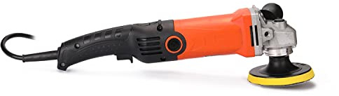 Tomvorks Lucidatrice Elettrica per Auto 1200 W con velocità Regolabile, Macchina per Lucidatura di Mobili per Auto