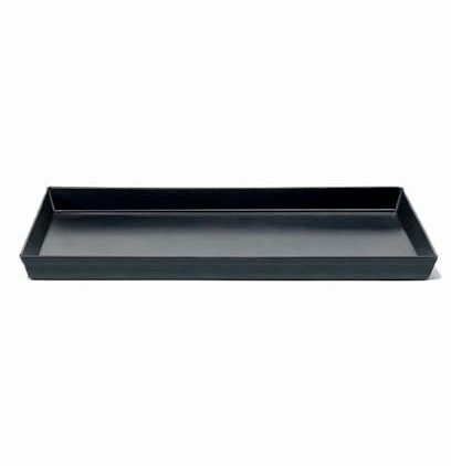 COSE DA CASA Teglia per Pizza Professionale in Ferro Blu (Lamiera) rettangolare Vari Formati e Altezze Cottura Uniforme Croccante Senza Rivestimenti Chimici Spessore 0.8mm (teglia 50x20h2)