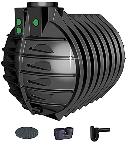 REGENTA Regenwassertank Zisterne 7500 Liter KOMPAKT inkl. Zubehör