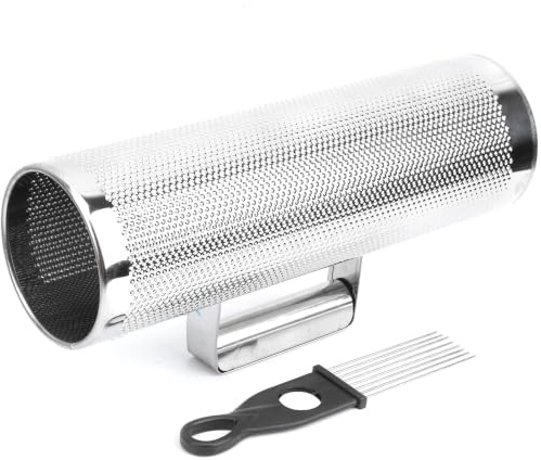 Güiros Acero Inoxidable 4x12in Instrumento Guiro Shaker Instrumento de percusión Orff de aluminio + Raspador Ayudas para la enseñanza de la música