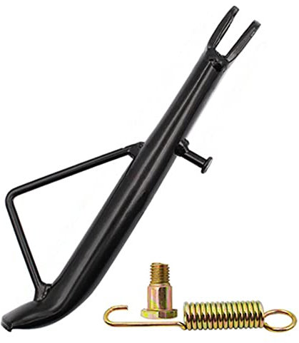 ihreesy Offroad Motorrad Seitenständer,Verstellbar Eisen Motorrad Seitenständer Fuß Einstellbare Kickstand Motorrad Fußstütze Ständer Universell Motorrad Zubehör,20CM