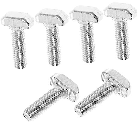 Gatuida 30 Stück Bolzen Aus Edelstahl Mit Hammerkopf Für T-schienenprofile Schnellverschließend Für Aluminium-t-schienen Und Industrielle Rahmenkonstruktionen