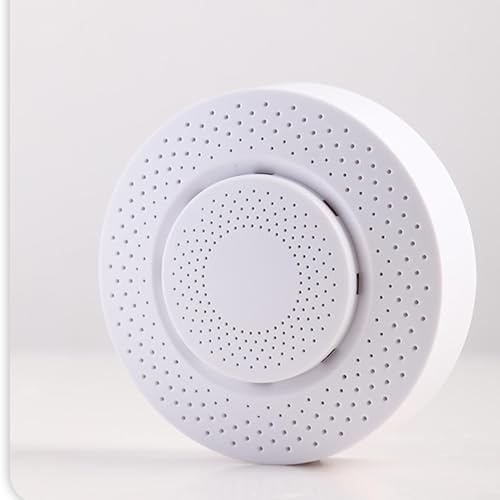 für Tuya WiFi Luftqualitätsmonitor Smart Home Kohlendioxid-Detektor Formaldehyd VOC CH2O Temperatur Luftfeuchtigkeit Detektor für Home Office (Zigbee)