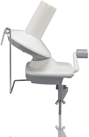 Niiyen Avvolgitore di Lana, Avvolgitore di Filati Portatile per Uncinetto Fai da Te, Avvolgitore di Filato Facile da Installare, Azionamento Manuale Un Buon Aiuto per la Raccolta