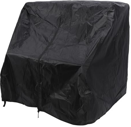 Housse de Chaise Longue Double, 34 X 37 X 34 Pouces, Housse de Salon en Tissu Oxford pour L'extérieur avec Boucles, Protection Imperméable, Patio, Double Large Chaise Longue,