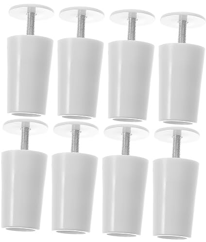 Zerodeko Shutter Stopper Plastic Roller Blind Repair Parts with Nut Core Buffer Stoppers for Roller Shutters Winders 8pcs White Accessories for Home and Office Use