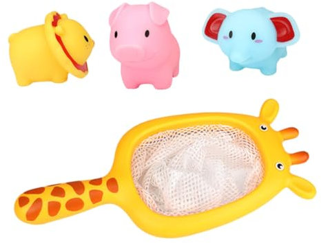 MOLUCKFU 1 Satz Schwimmendes Poolspielzeug Quietschtiere Kinder Duschspielzeug Badezubehör Für Babys