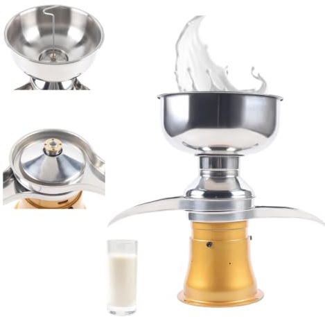 Jerool Elektrisk mjölkcentrifug, mjölkseparator, komjölksseparator, lämplig för mjölk, getmjölk och gårdar