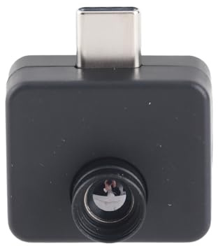 Caméra d'imagerie thermique lvifloae pour téléphones mobiles Caméra d'imagerie thermique pour smartphones négatif 20to 1000 Mesurer la plage commutable chinois et langue anglaise