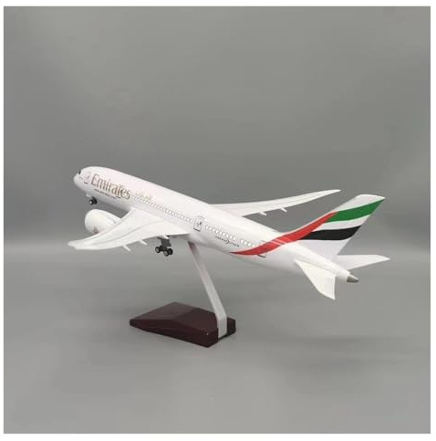 1/160 für Diecast Modell B787 Harz Flugzeug Mit Licht Spielzeug Dekoration Sammlung Display Miniatur-Hobby-Spielset(Lighted)