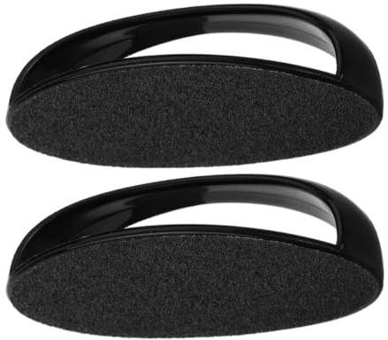 HOUDERCO Lima per Unghie Cane e Gatto 2 Pezzi, Tavola Rotonda Portatile in Plastica e Carta Abrasiva, Design Sicuro Versatile per Uso Domestico e Saloni Professionali