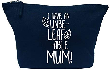 Flox Creative Makeup Bag I Have an Unbeleafable Mum Navy