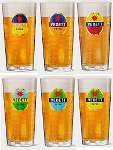 vedett Lots de 6 Verres à biéres 50 cl
