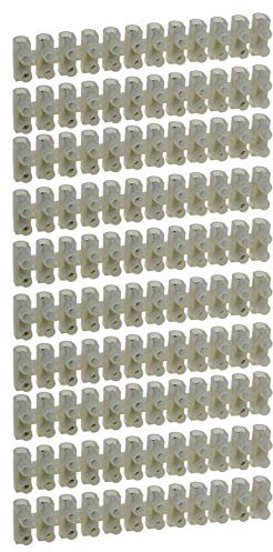 Lüsterklemme Kabelverbinder Steckklemmen Transparent 2,5 bis 4mm², 120 Stück Klemmleiste
