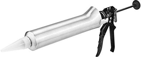 Mumusuki Pointing and Manual Mortar Grouting Gun Thicken Stainless Steel Ceramic Tile Caulking Gun Mortar Grouting Gun Sprayer Caulking Tool