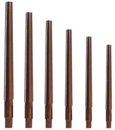 SPORTARC 1 Stück/6 Stück Kegelreibahle-Set, 1:50 konischer Grad, scharf, manueller Stift, Kegelschaft, Handreibahle 3/4/5/6/8/10 mm, Morsekegelreibahle