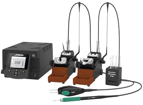 JBC Digitale 2-Kanal-Station DDPE-2QC DDPE-2QC (Dualstation Entlöten Entlötpinzette Löten Lötstation Präzision) Leistung: 2 x 150 W/Temperaturbereich: 90-450 °C