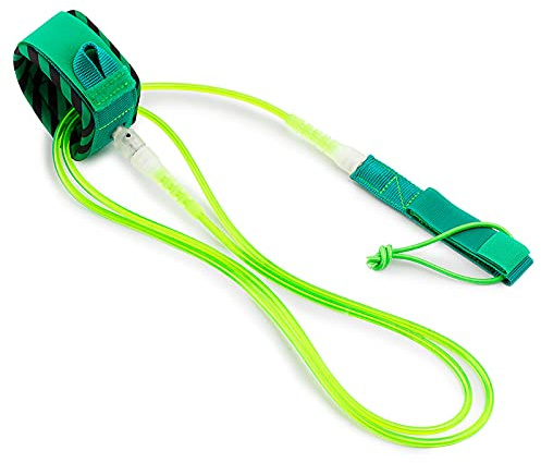 HUIOP Guinzaglio da Surf 6ft, Leash Surf Surf Leash Liscio in Acciaio Liscio Surf Surf Lope Paddleboard Leash 6FT / 8FT / 10FT