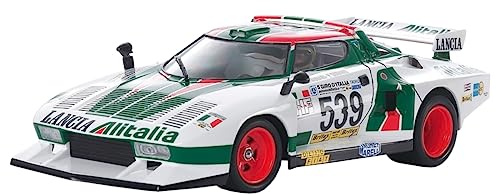 TAMIYA 25210 1:24 Lancia Stratos Turbo - Faithful Replica, Plastic Kit, Crafts, Model Kit, Assembly, Unpainted, Multi-Coloured