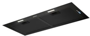 Cooker hood, extractor, black, 714x283x251 mm - FOLD BL/A/72