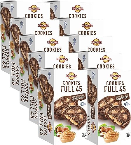 Cookies gefüllte Kekse mit 45% Haselnusscreme 1500g aus Griechenland