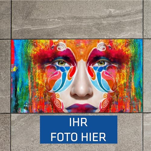 INDIGOS UG - Fliesenaufkleber ab 1 Stück - 14x19cm - personalisierte Geschenke mit Foto oder Bild - Fotofliese - Wandfliese Aufkleber - Klebefliesen für Wand - Stickerfliesen Küche, Bad, WC, Bordüre