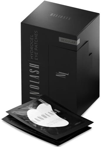 Hydrogel Pads zur Wimpernverlängerung Nanolash 50 Paar - Augenpads für Wimpernverlängerung, Wimpern-Lifting-Pads, Gel-Augenpads für Wimpernverlängerung