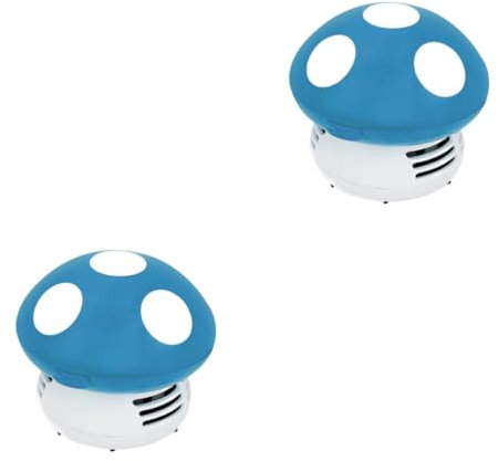 Garneck 2St Mini-Staubsauger Kleiner Dampfreiniger Cartoon-Staubsauger Tastaturen Roboterstaubsauger Mini Tischstaubsauger Mini- Kratzen Staubfänger Waschmittel