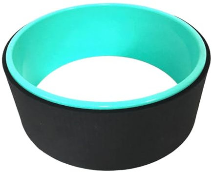 Ronyme Yoga-Rad, Rückendehner, Fitness, stark belastbar, verschleißfest, tragbar, weiche Rückendehnungsausrüstung, Yoga-Rolle, Schwarz