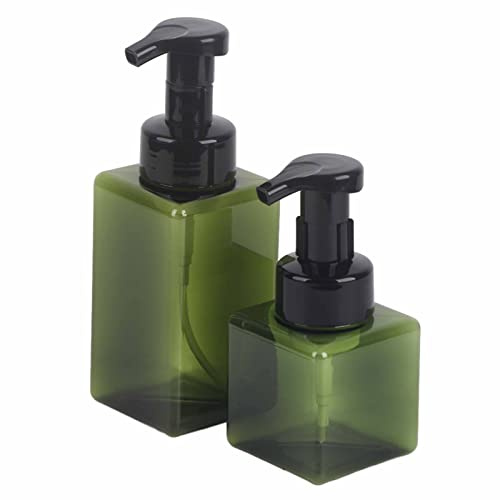 Skummande Tvål Dispenser 250ml+450ml Pumpflaska, Påfyllbar Vätskeflaska, återanvändbar Pump, för Handtvätt, Dusch