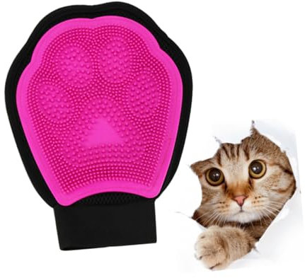 Toddmomy Badehandschuhe Aus Silikon Für Katzen Und Hunde – Unschädlicher Fellpflegehandschuh Einfache Haustierreinigung Fellpflegehandschuh Zum