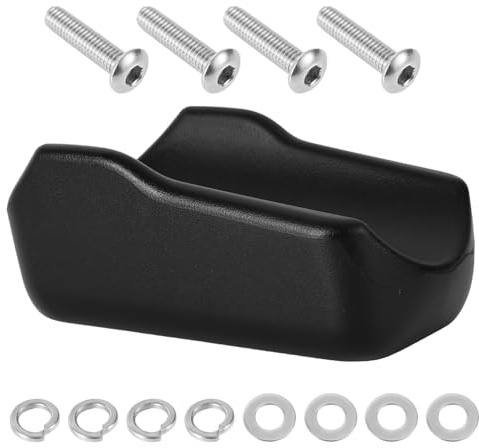 Armlehnenpolster für Rollatoren, Armlehne für Aufrechten Gehwagen Weich Und Bequem Gepolsterte Armlehne für Gehhilfen Stand-Up-Rollator-Zubehör für Senioren (Schwarz)
