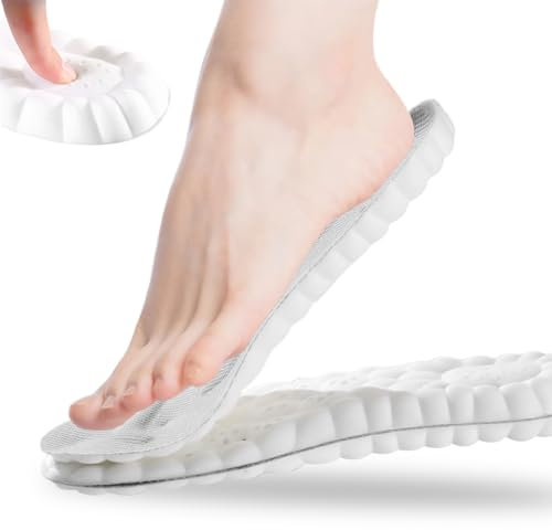 Orthopädische Einlegesohlen, Memory Foam Einlegesohlen, Komfort Massage, Stoßdämpfende Einlegesohlen Herren und Damen für Sport und Alltag, Atmungsaktive, Weiche, 37-38