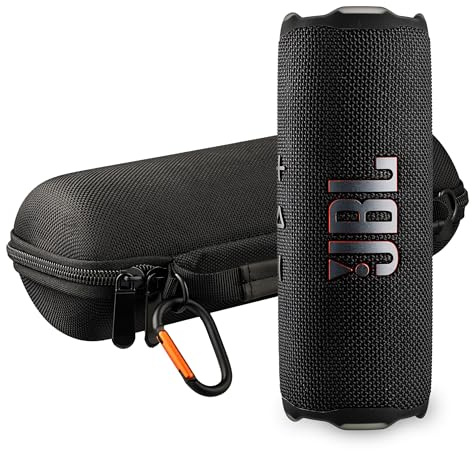 JBL FLIP 7 Ensemble d'enceintes portables étanches avec étui rigide X-Halo (Noir)