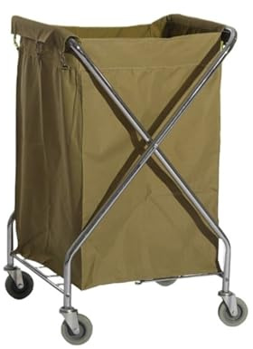 Generisch Stainless Steel Housekeeping Cart - Room Service Trolley for Hotels, Cleaning Trolley for Efficient Space Management and Maintenance