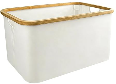 Chiluxendo Beige Cesto Ropa Sucia Plegable, Cesta Ropa Sucia, Cubo Ropa Sucia, Cesta Plegable Colada, Canasto Ropa Sucia, Canasta Ropa Sucia, Cubos Ropa Sucia, para Lavadero, Dormitorio, Salón
