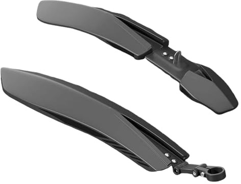 Fahrrad Schutzblech – 24/26/27,5 Zoll Verstellbares Vorder- & Hinterrad Schutzblech Set | CLeichtes Pp Fahrrad Schutzbleche Set Für Regen | Lip-Onn Mudguard Für Mountainbike, Rennrad & Citybike