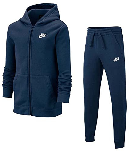 Nike La Tuta Sportswear è formata da Una Giacca con Zip a Tutta Lunghezza e Pantaloni in Morbido Fleece. Il Fit Rilassato Offre Un Comfort Che Dura Tutto Il Giorno. Morbido Fleece per Calore e ..