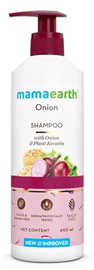 Mamaearth Onion Shampoo with Onion Oil & Plant Keratin 400ml
