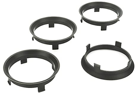 LST 4x Zentrier Distanzringe Alufelgen Ø 57,1 mm - Ø 60,1 mm Grau