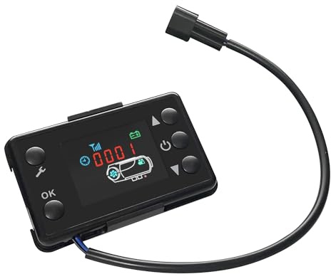 Triclicks Car Air Diesel Heater Parts Replacement For 12V 2KW / 5KW / 8KW Diesel Air Heater Car Parking Heater Replacement Accessorie (LCD Display Style A)
