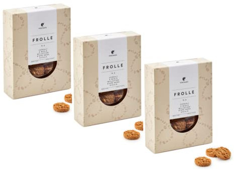 Pintaudi | Frolle Cereali e Miele | Biscotti al Miele d'Arancio di Sicilia | Frollini in Sacchetto ai Cereali - 3 x 160 Gr | 3 Scatole di Frolle Rustiche e Genuine