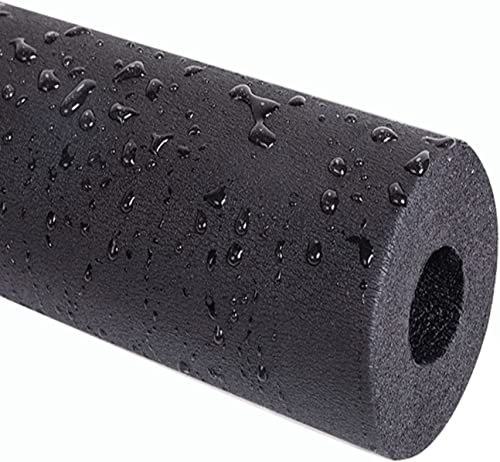 Tuyau d'isolation antigel 15 mm-32 mm ID, tuyau d'isolation phonique for tuyau d'eau, tuyau en mousse for chauffe-eau solaire extérieur, 1 m/3,3 pieds de longueur tubulaire en caoutchouc ( Size : ID28