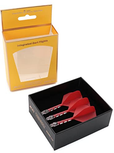 CUESOUL ROST T19 integrierter Dartschaft und Flight, große Standardform, 3er-Set