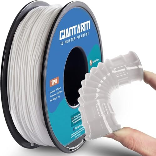 GIANTARM weiß TPU Filament 1,75 mm für Flexible 3D-Drucker 1kg