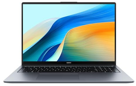 HUAWEI MateBook D 16 Laptop,16 Eye Comfort FullView Display,High Performance Intel Core i9 processor, 16GB RAM,1TB SSD,Nimble Numeric Keypad, 70 Wh Large-capacity Battery,1.68 kg Body, Space Gray