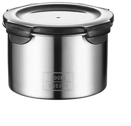 Kaffee Vorratsdose, 500-1400ML Edelstahl Kaffeebohnenbehälter Groß Kaffeedose Kaffeebehälter für Kaffee Aufbewahrung Kekse, Mehl, Tee und Pulver