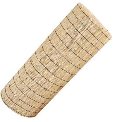 Schilfmatten 100x600 120x600cm 150x1000cm Gartenzaun Natursache Schilfrohr-Zaun Langlebiger & Witterungsbeständiger Schilfzaun For Balkon Garten Zäune Dekorativ ( Color : Primary black line , Size : 9