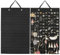 Ohrringhalter Organizer, 2 Stück Schmuck Organizer Hängend, Schmuck Organizer zum Aufhängen, Schmuckaufbewahrung Doppelseitige mit Metallhaken, Aufhängen hält bis zu 300 Paar Wandhalterung
